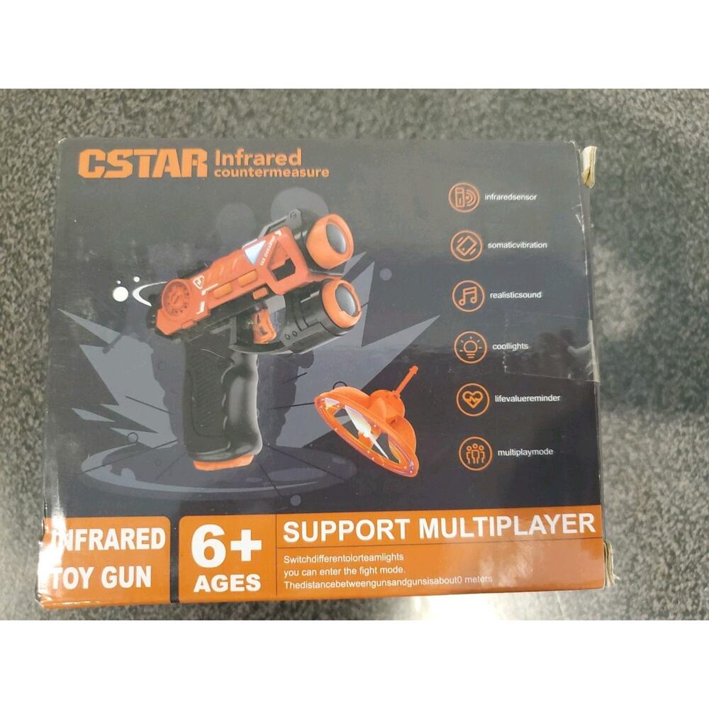 CSTAR Infrared Countermeasure Toy Blaster Gun Lights Sound Vibration NEW